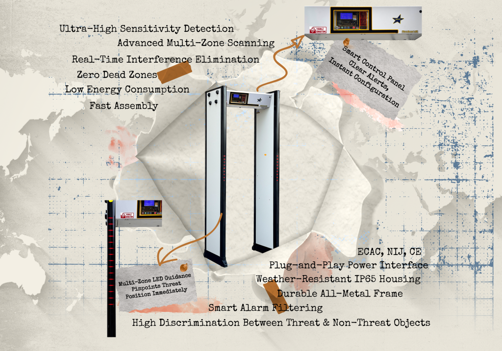 Security Metal Detectors for Stadium Entrances