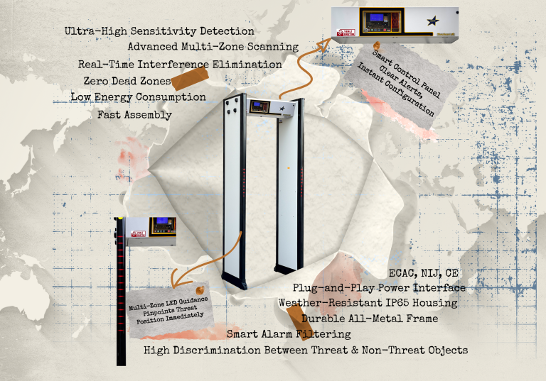 Security Metal Detectors for Stadium Entrances